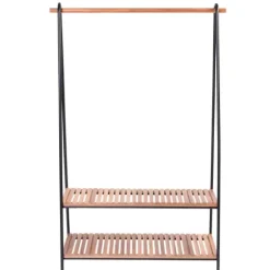 Acacia Estante Para Roupa Preto
