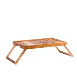 Acacia Mesa De Cama Natural