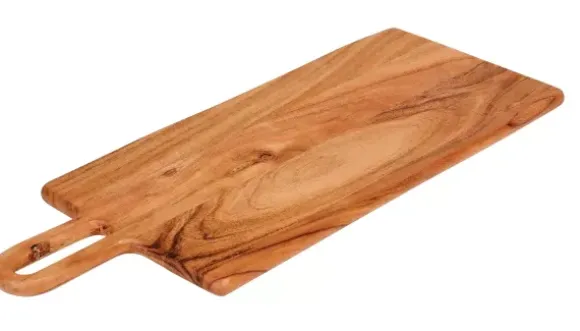 Acacia Style Prancha Para Servir E Cortar Natural