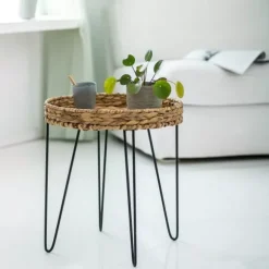 Akela Mesa Auxiliar Preto, Natural