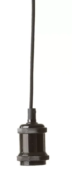 Alu Candeeiro De Teto Preto, Metal