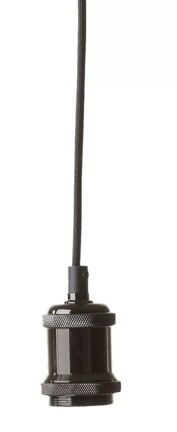 Alu Candeeiro De Teto Preto, Metal