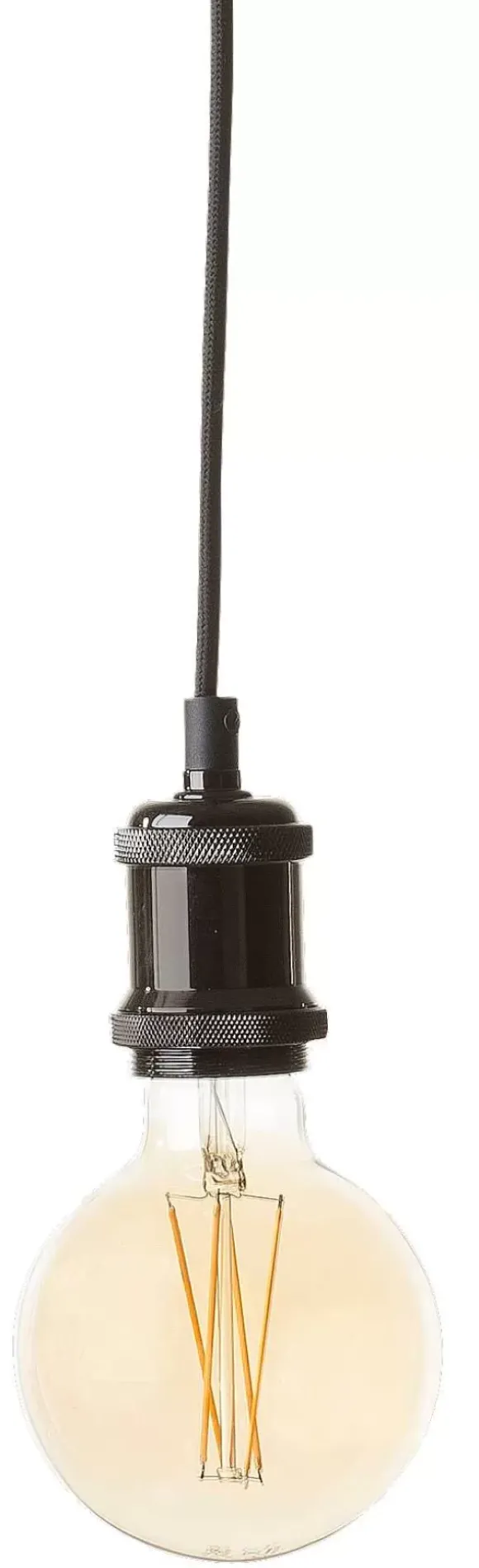 Alu Candeeiro De Teto Preto, Metal