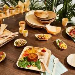 Apero Eco Pratinhos Conjunto De 20 Natural