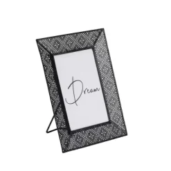 Arabesk Moldura Preto