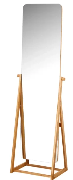 Bamboo Espelho De Corpo Castanho