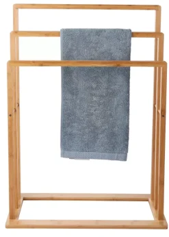 Bamboo Estante Para Toalhas Natural