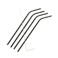 Bartender Conjunto De 4 Palhas Com Vassoura Cinzento Escuro