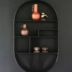 Bavi Estante De Parede Preto