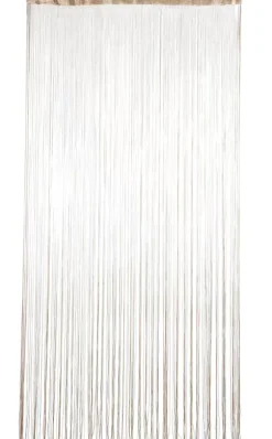 Beige Cortina De Franjas