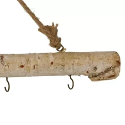 Birch Ramo Com 7 Ganchos Natural