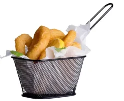 Black Cesto Para Servir Preto