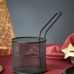 Black Cesto Para Servir Preto