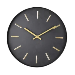 Black Rel Gio De Parede Preto