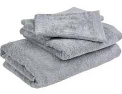 B-Lux Luvas De Banho Conjunto De 2 Prateado