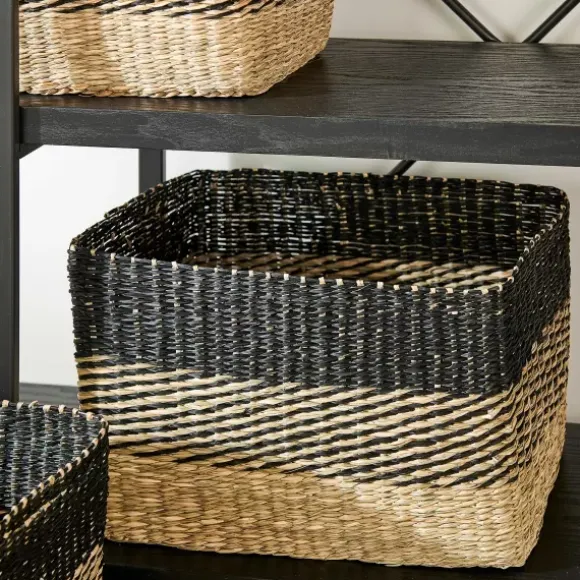 Bobo Cesto Gaveta Preto, Natural