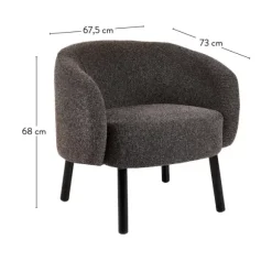 Boli Poltrona Largura 49Cm;