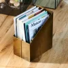 Brass Porta-Revistas Bronze