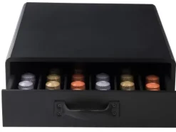 Cafe Caixa Com Gaveta Para C Psulas Preto