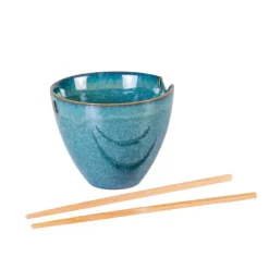 Cassis Tigela Com Paus Chineses