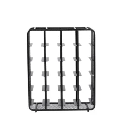 Chato Estante Para Vinho Preto