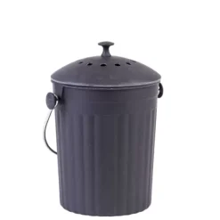 Creola Black Caixa Compostagem Com Filtro Preto