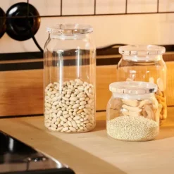 Crystal Pote Til Com Tampa Transparente