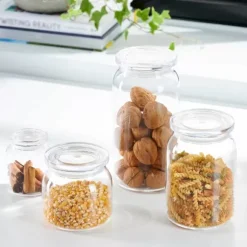 Crystal Pote Til 850Ml Com Tampa Transparente