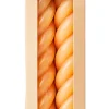 Curl Velas Conjunto De 2 Ocre