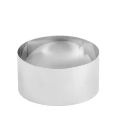 Damier Argolas Para Tarte Conjunto De 4 Prateado