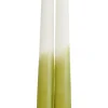 Duo Velas Conjunto De 2 Verde, Creme,