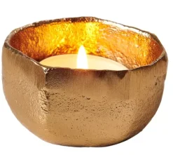 Erba Porta-Velas Para Lamparinas Dourado