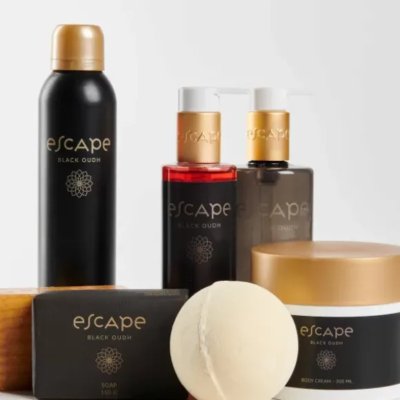 Escape Black Oudh Bola Efervescente Preto