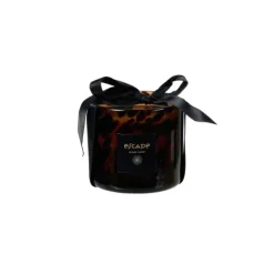 Escape Black Oudh Vela Perfumada Em Copo Preto, Castanho,