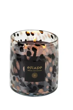 Escape Indian Inspiration Vela Perfumada Preto, Acobreado,