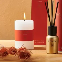 Escape Mystic Dreams Vela Perfumada Cor-De-Laranja