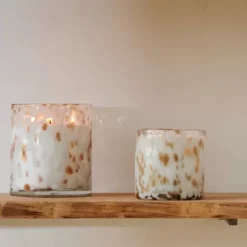 Escape World Of Goa Vela Perfumada Branco, Dourado,