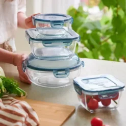 Evolution Prato Para Forno Com Tampa Cinzento, Transparente