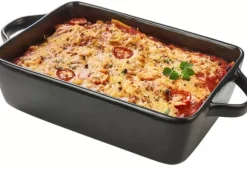 Fero Prato Para Lasanha Preto