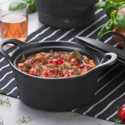 Fero Tacho Para Forno Com Tampa Preto