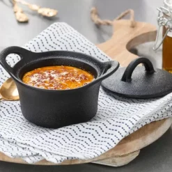 Fero Tacho Para Forno Com Tampa Preto