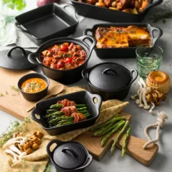 Fero Tacho Para Forno Com Tampa Preto