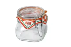 Fido Frasco Com Tampa De Press O Transparente