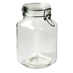 Fido Frasco Com Tampa De Press O Transparente