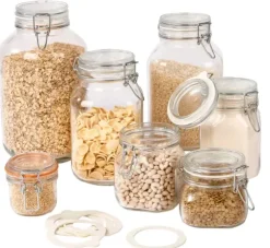 Fido Frasco Com Tampa De Press O Transparente