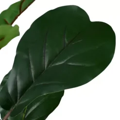 Figi Planta Artificial Preto, Verde Escuro