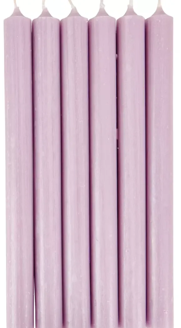 Fina Velas Conjunto De 6 Roxo Claro
