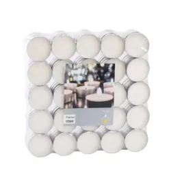 Flame 100 Velas Para Lamparinas Branco