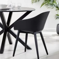 Fray Cadeiras Sala Jantar Preto