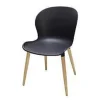 Frida Cadeiras Sala Jantar Preto/Natural